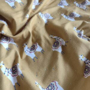 Material sustenabil pentru copii, french terry cu print jucăuș, ușor de întreținut, recomandat pentru articole de îmbrăcăminte