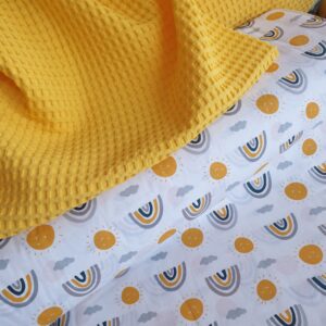 calinnotex-metraj-material-textil-poplin-curcubeu-gri-soare-galben-bumbac-satinat-ranforse-lenjerii-desen-patut-copii-bebe